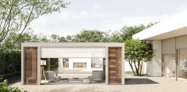 pergola. patio shade.