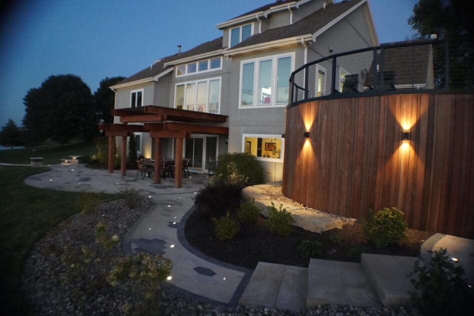 Walkway With Lightning Kansas City