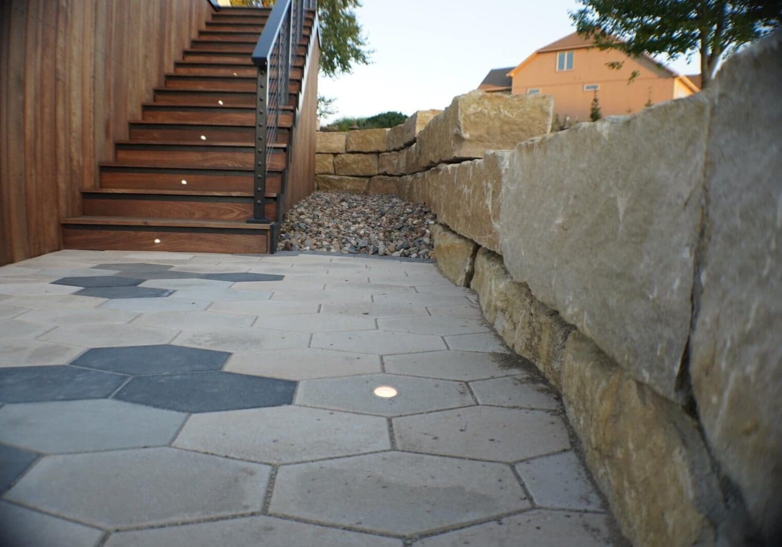 Modern Patio Lightning Design Kansas City