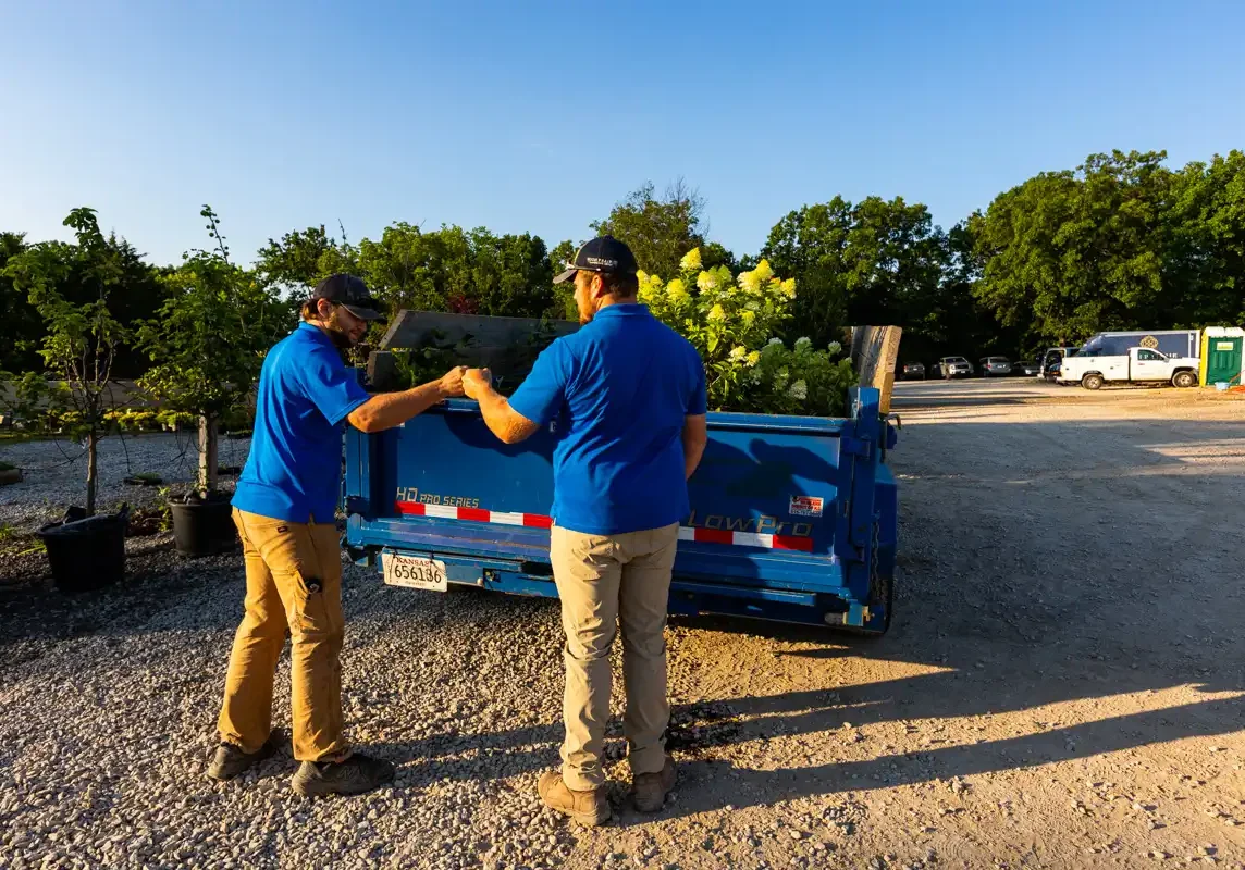 Staff Landscape Crew Yard 1