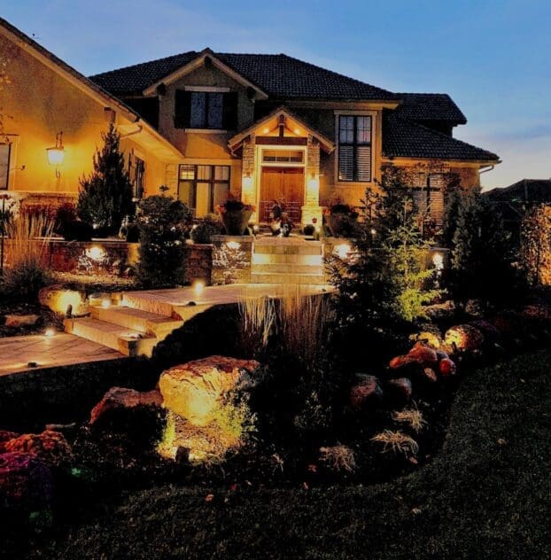 Front Door View Lightin Design Kansas City